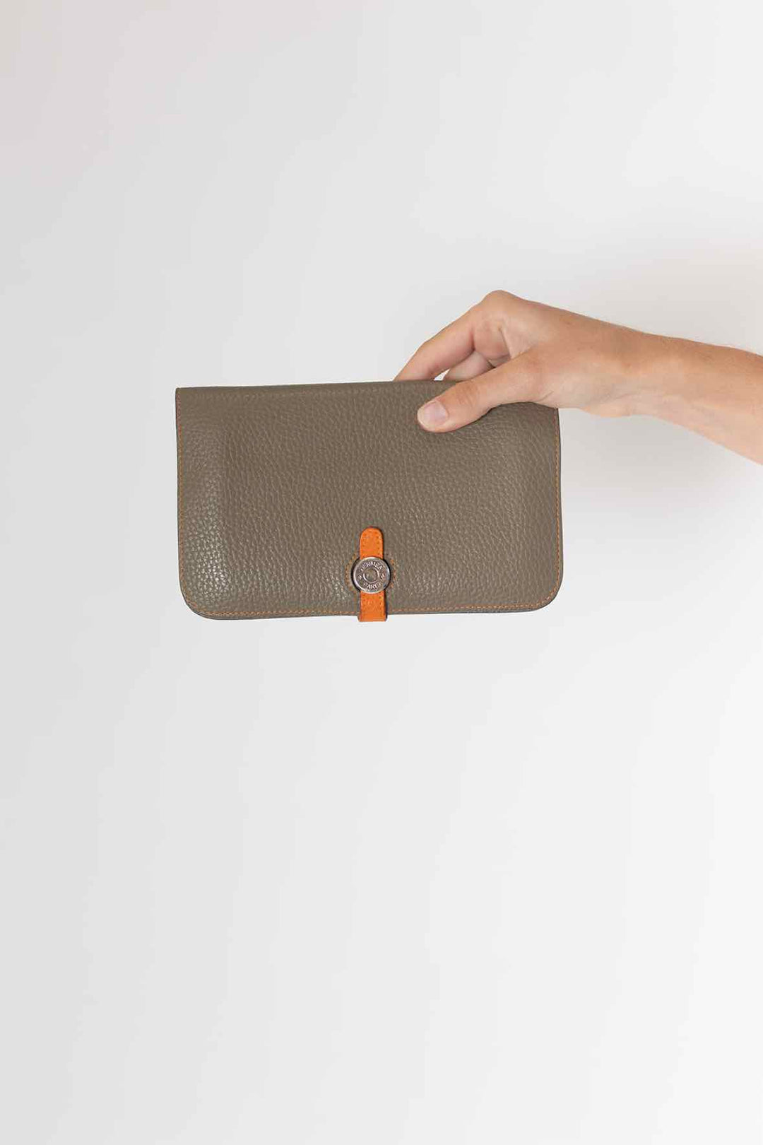 Hermes Grey Dogon Wallet