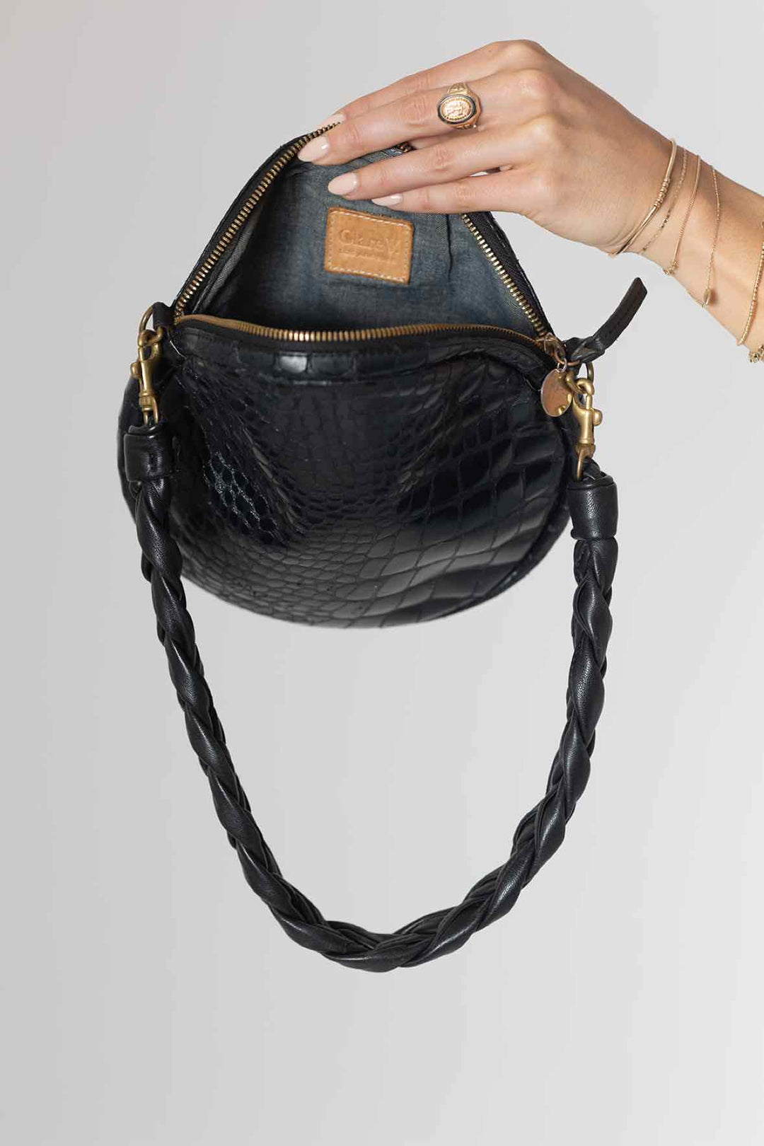 Clare V Black Circle Purse