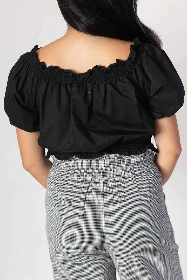 Xirena Cropped Poplin Top
