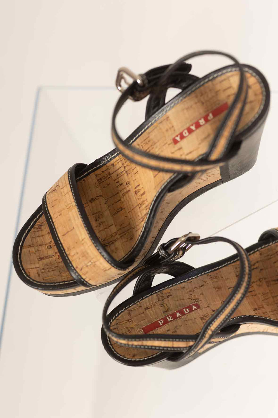 Prada Shoe Size 38.5 Cork Wedge