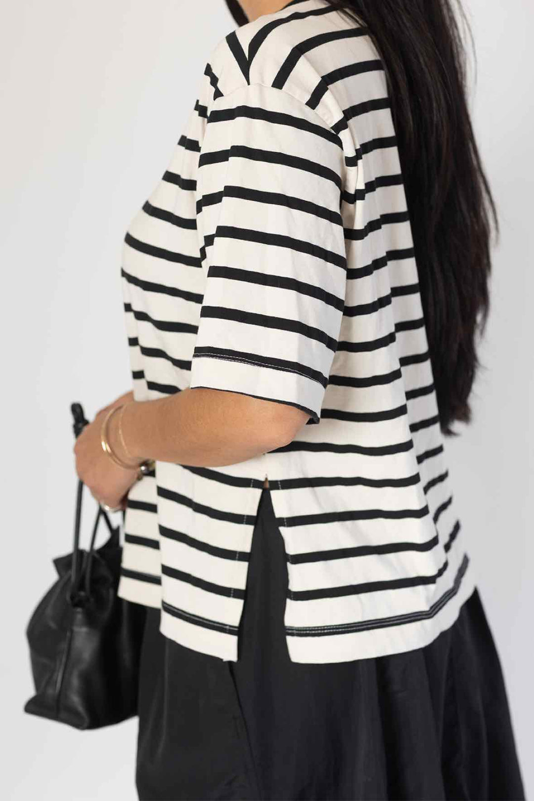 Zara Size Medium wht/blk Top
