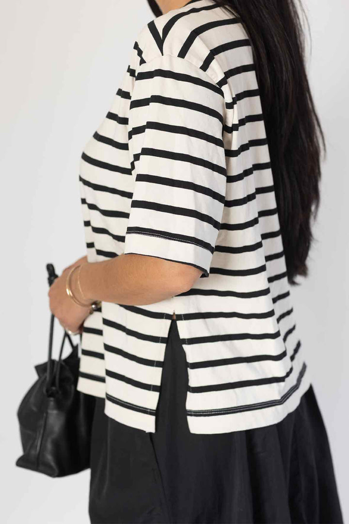 Zara Size Medium wht/blk Top