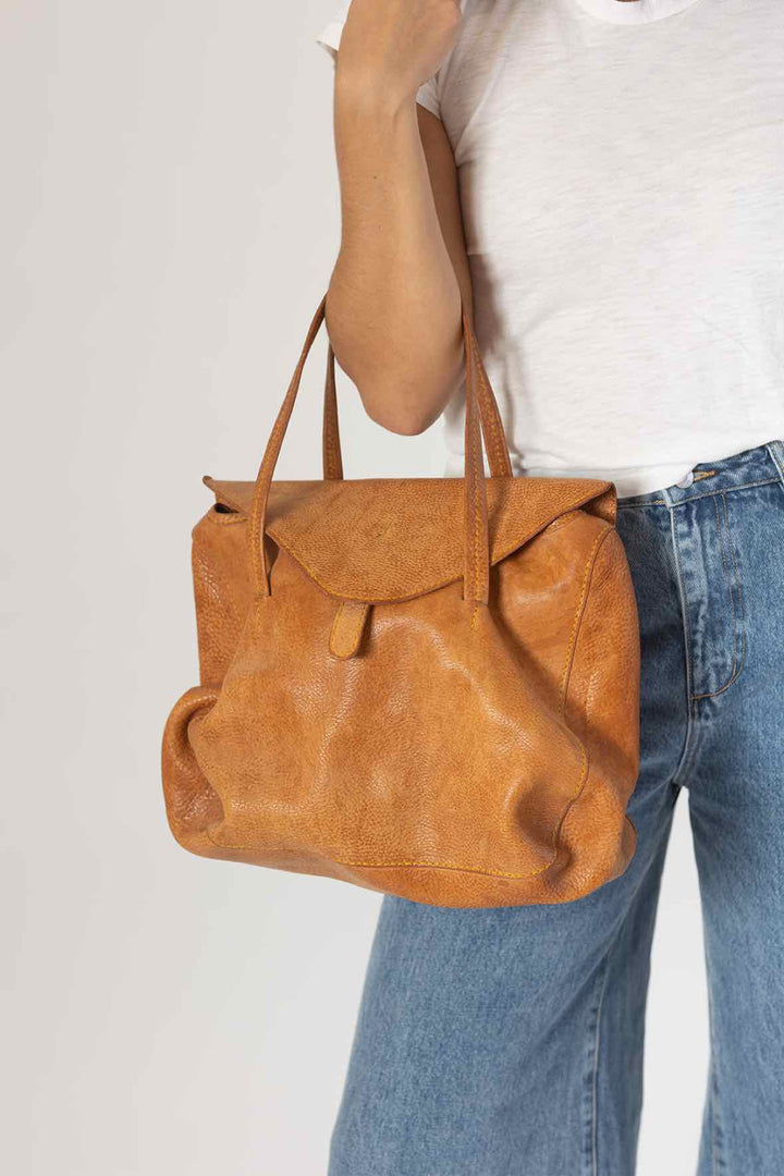Henry Cuir Tan Purse