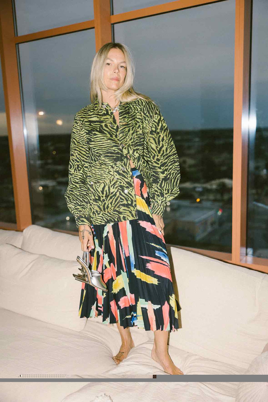 Ganni Size 36 Green Jacket
