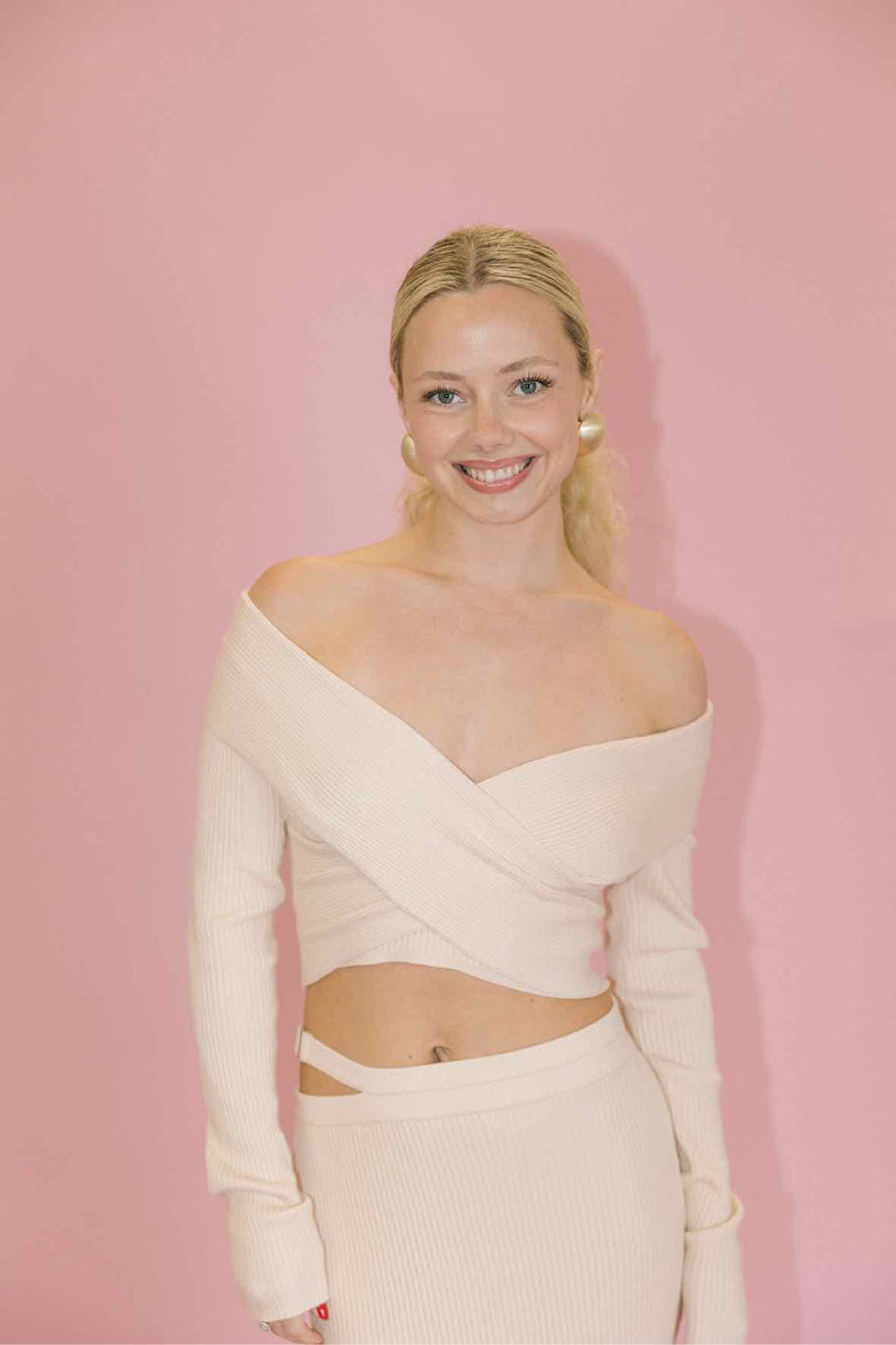 Simkhai Size Small Blush Pink Top