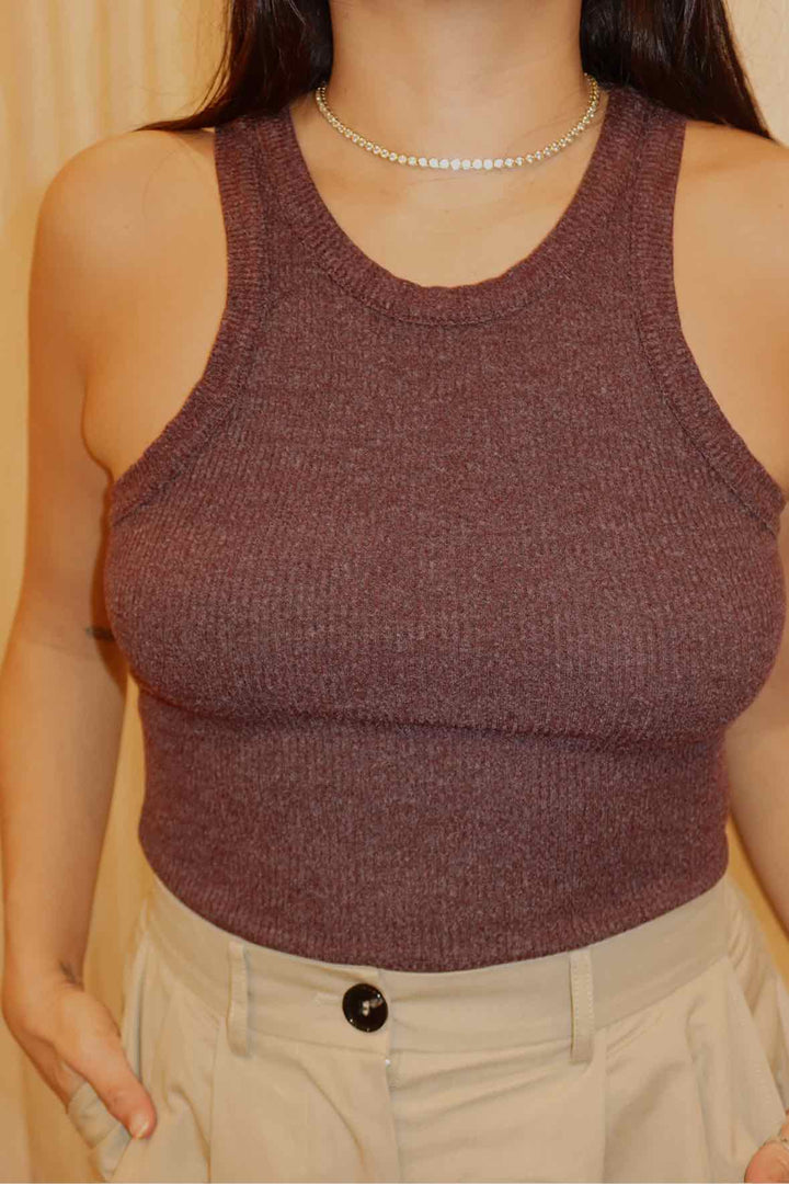 Agolde Size XS Burgundy Tank Top