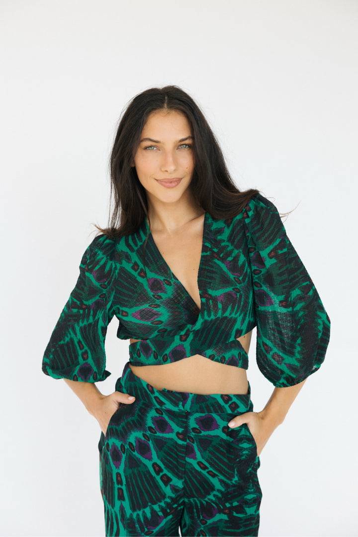 BA&SH Size Medium Green Top