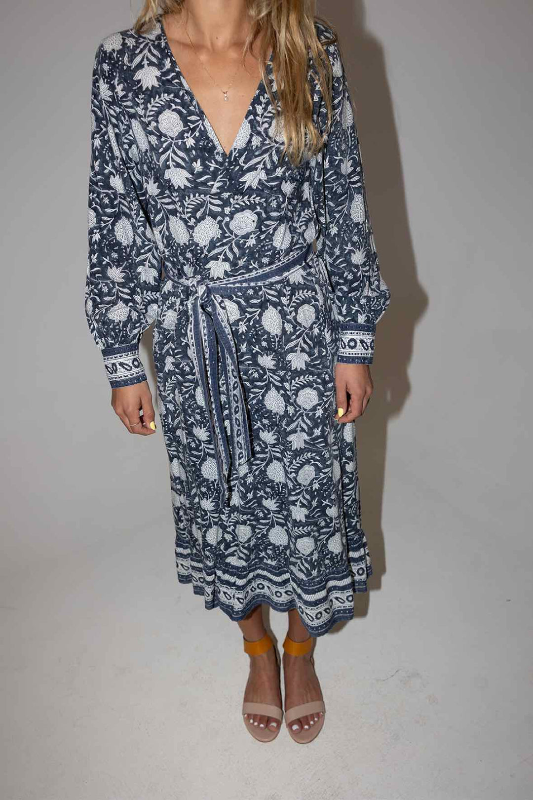 Cleobella Size XS Wrap Caftan Dress