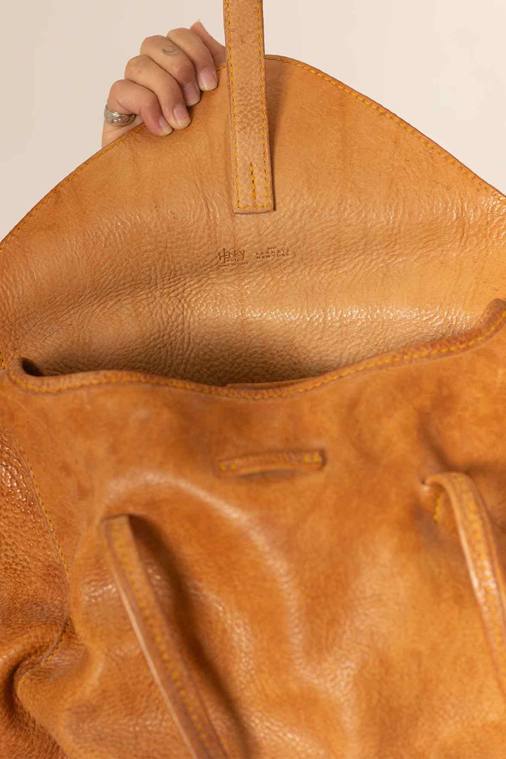 Henry Cuir Tan Purse