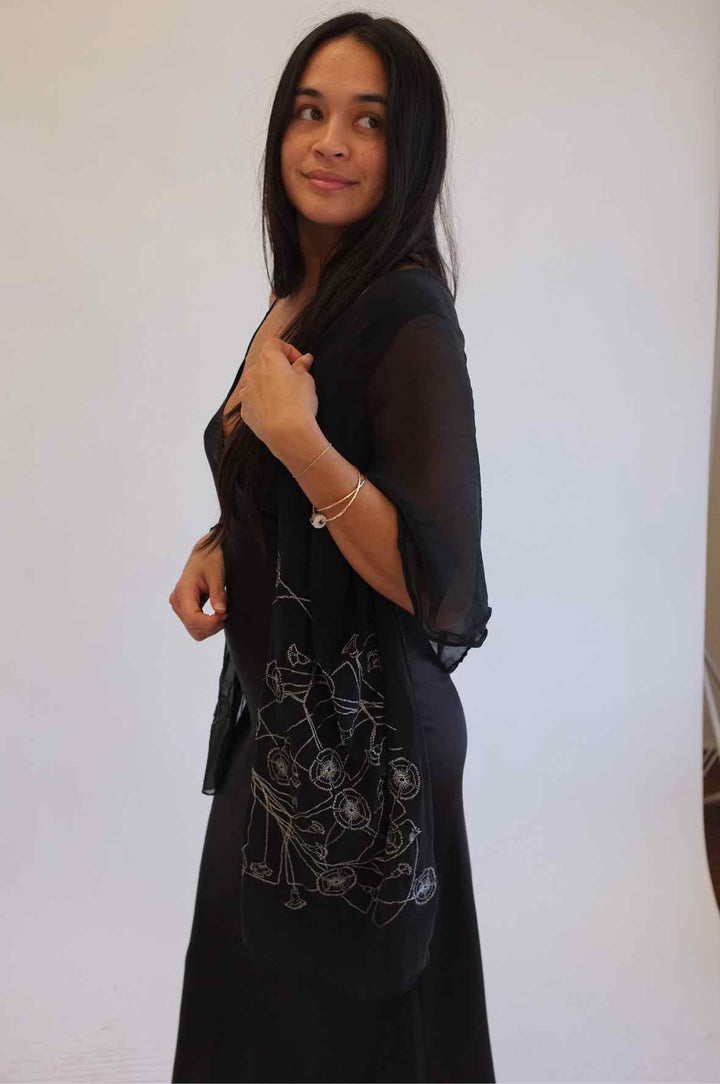 Unbranded Black Scarf