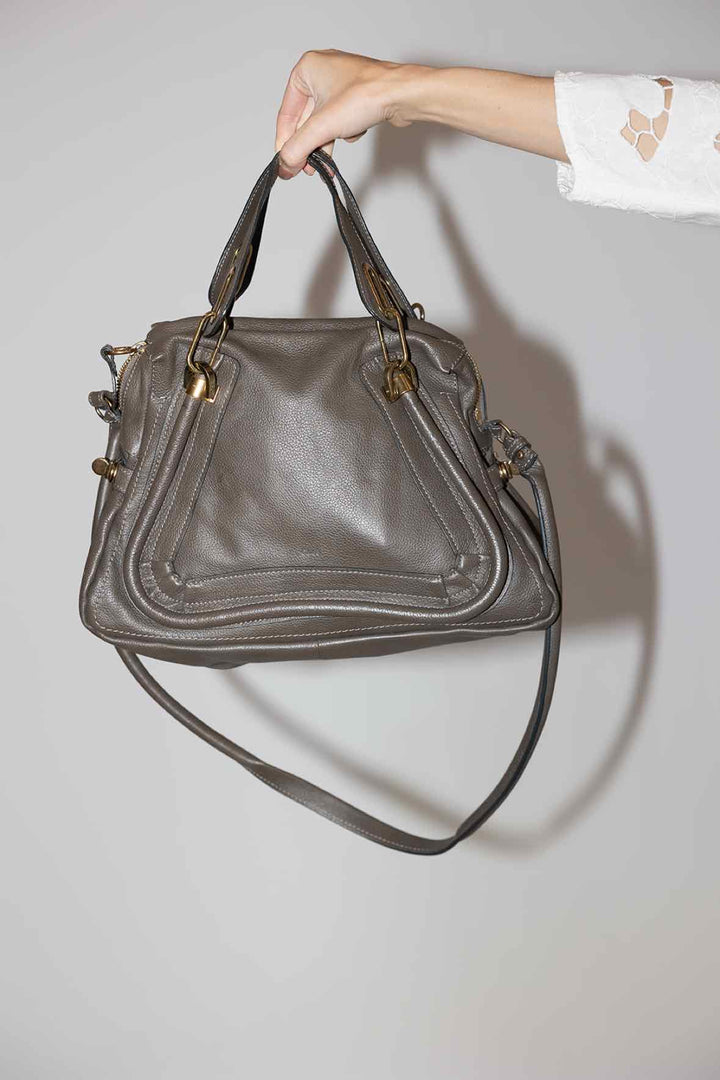 Chloe Grey Purse