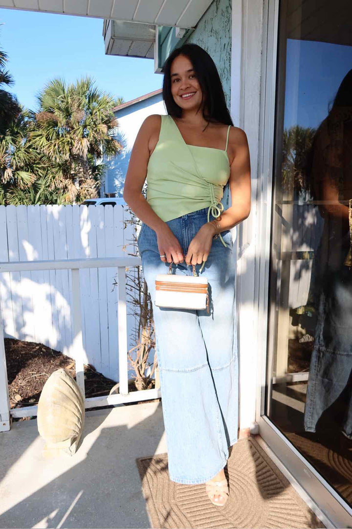 Nanushka Size Small Lime Green Top