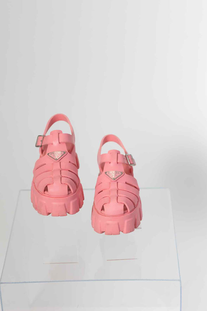 Prada Shoe Size 37 Foam Rubber Sandals