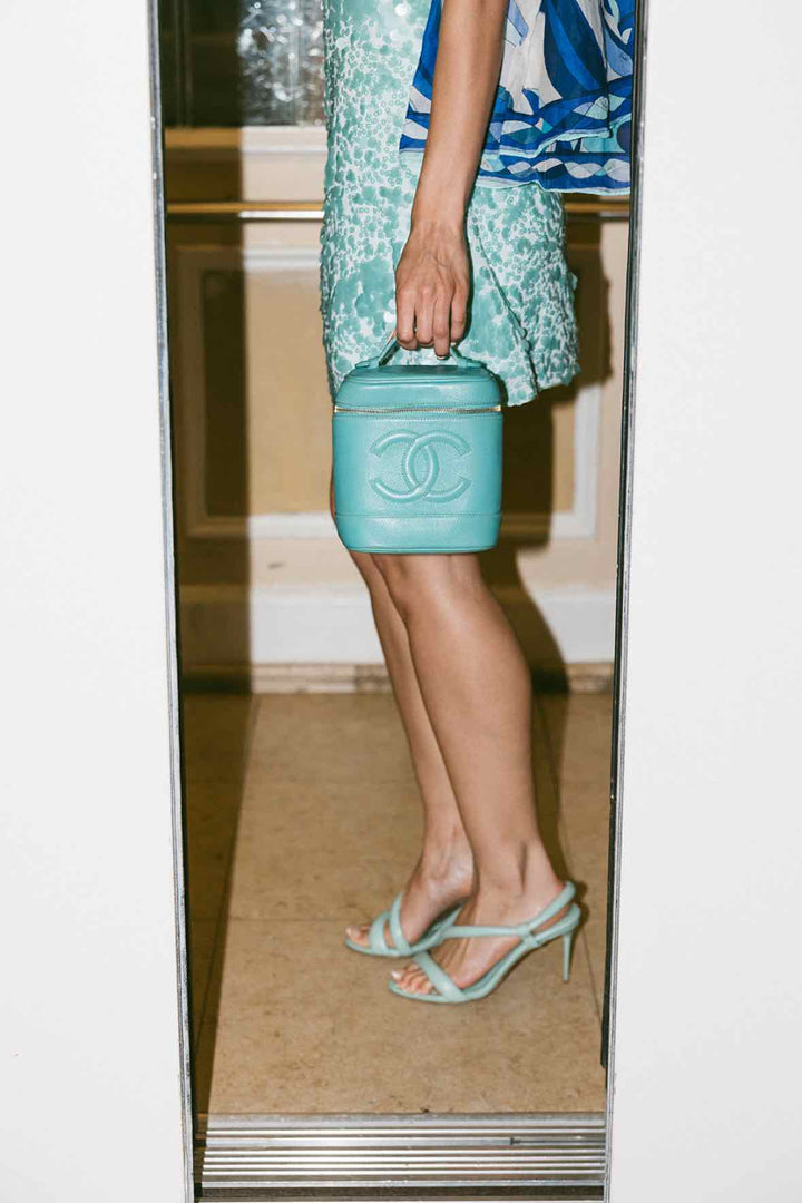 Chanel Teal Purse