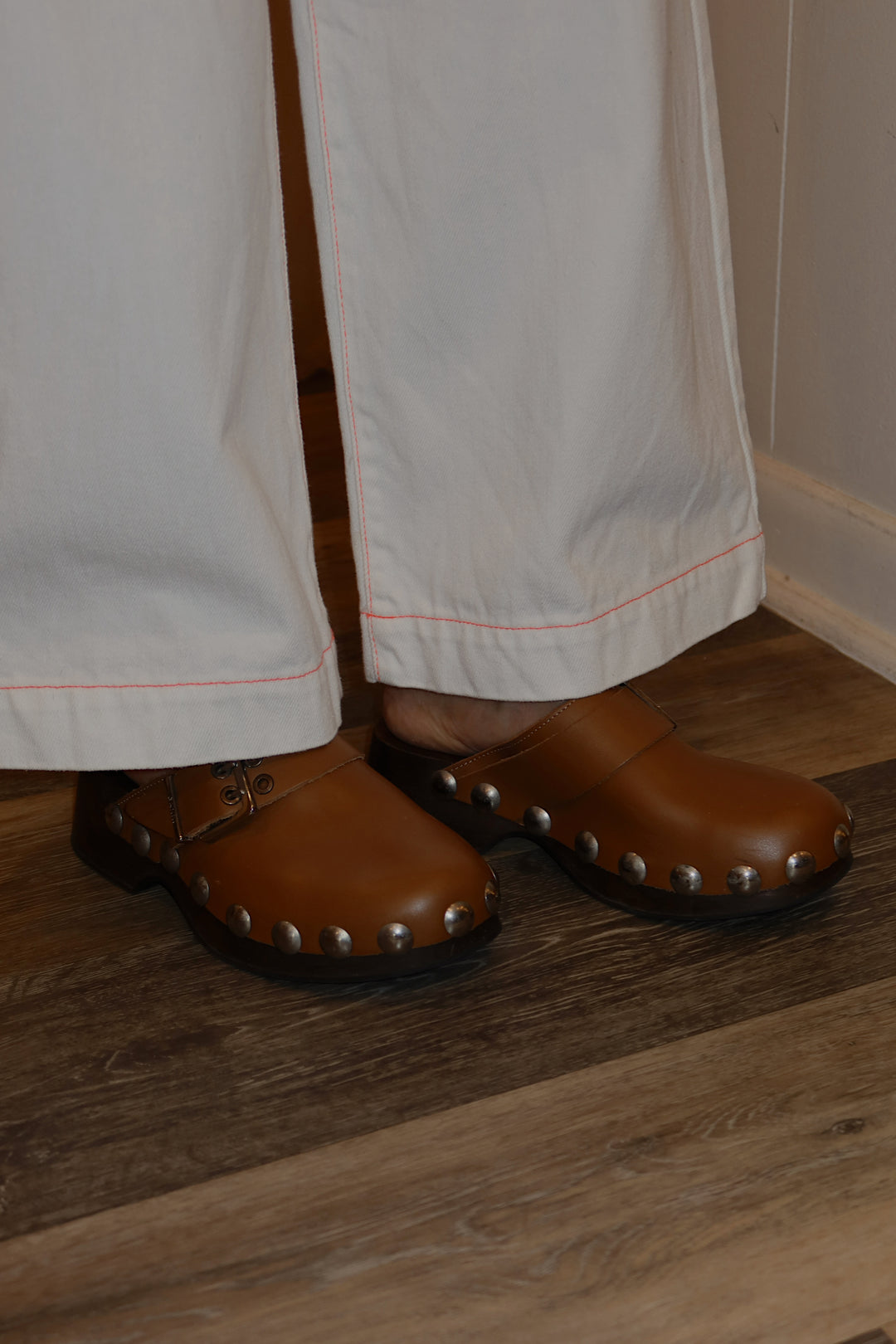 Ganni Shoe Size 38 Stud Clogs