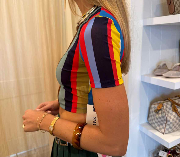 Staud Size XS Striped Top