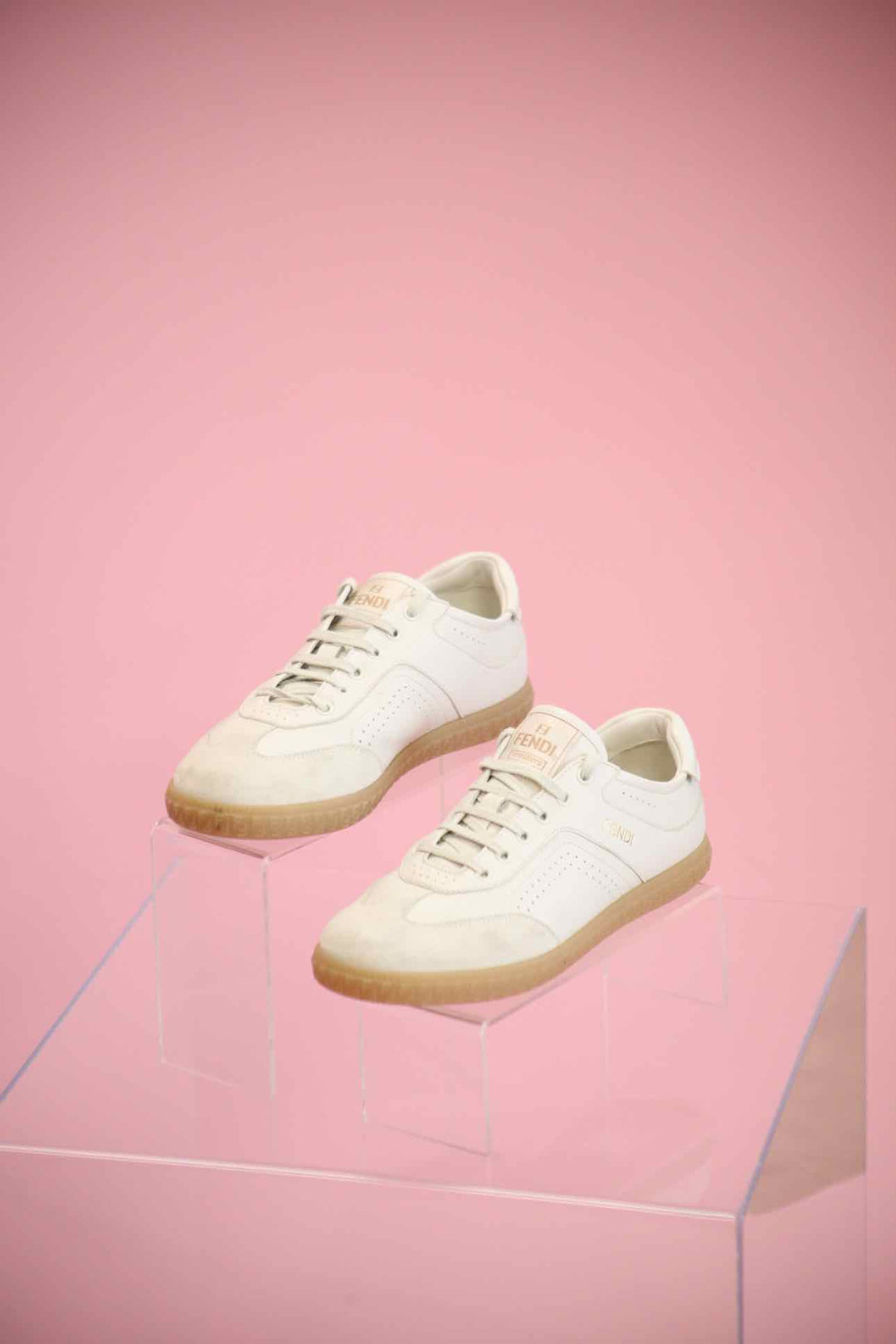 Fendi Shoe Size 36.5 White Sneakers