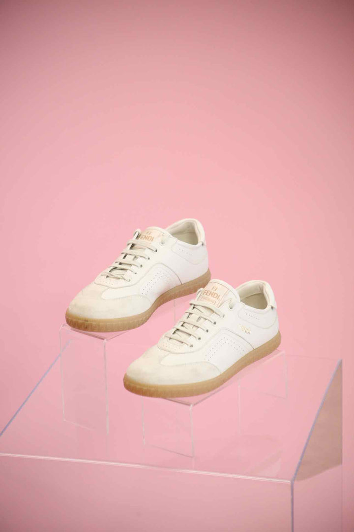 Fendi Shoe Size 36.5 White Sneakers
