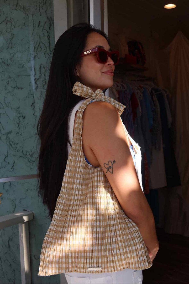 Loeffler Randall Size Medium Gingham Purse