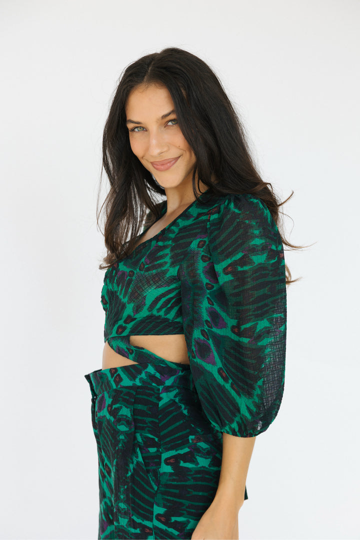 BA&SH Size Medium Green Top