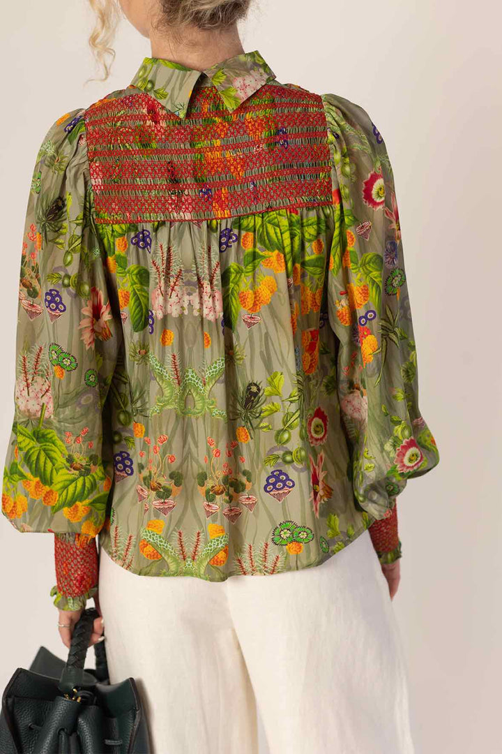 Love Binetti Size XS Green Shirt