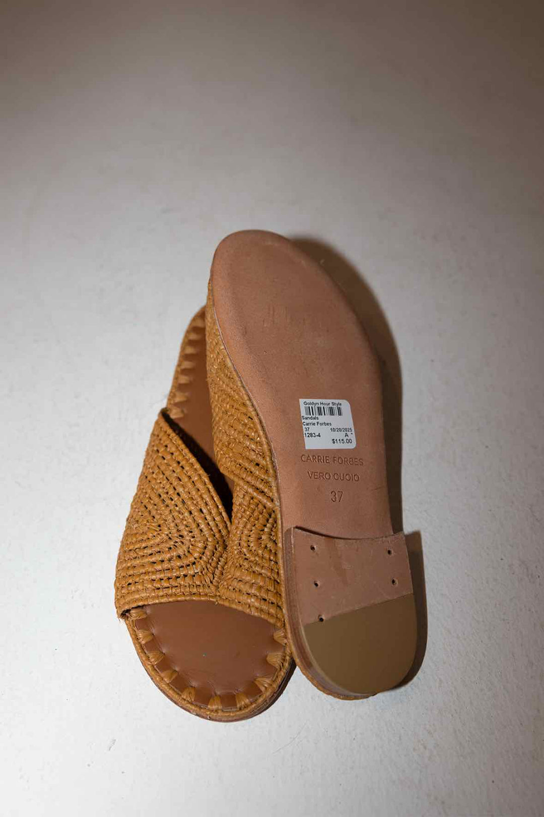 Carrie Forbes Size 37 Slide Sandals