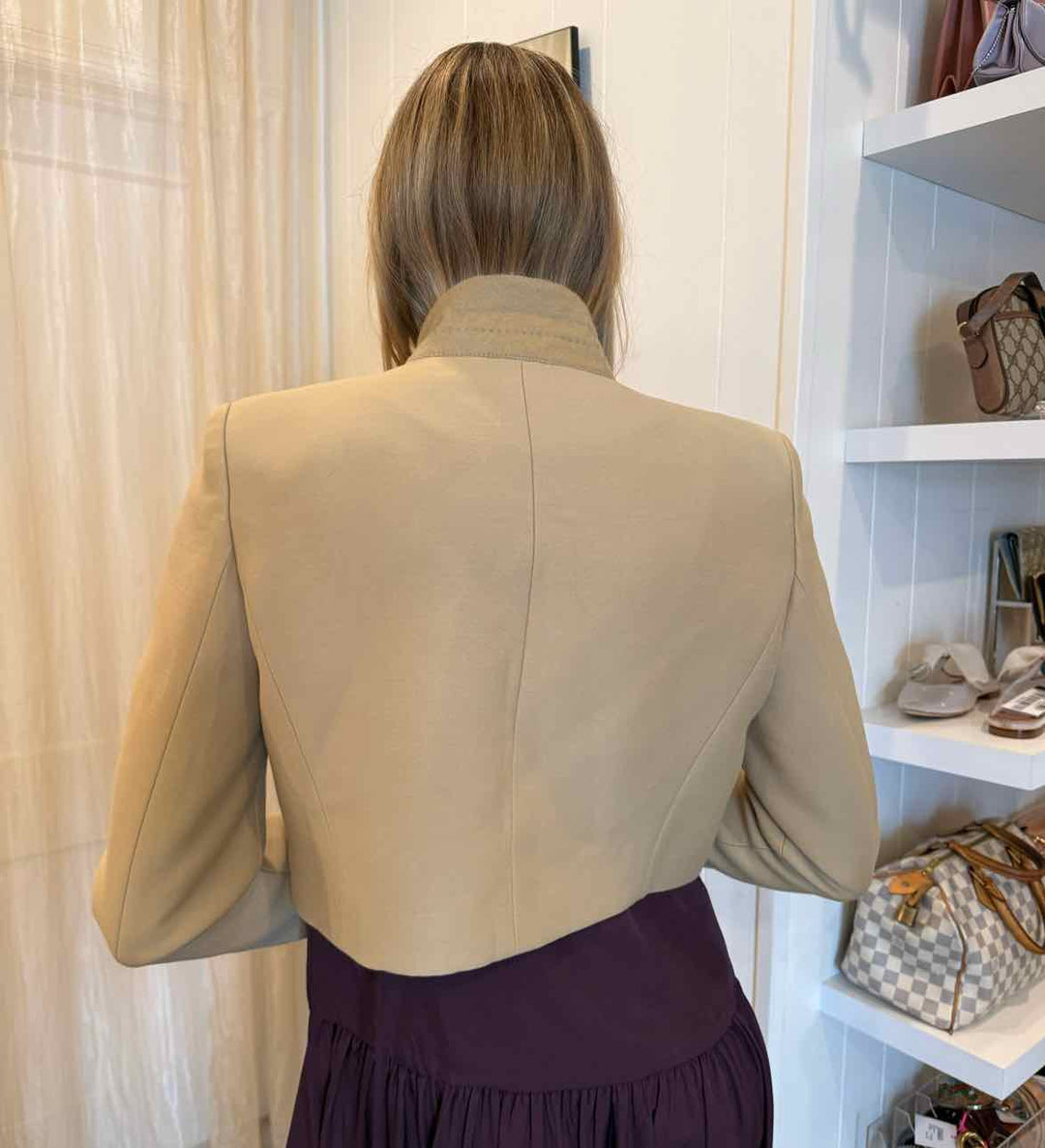 Fendi Size 40 khaki Jacket