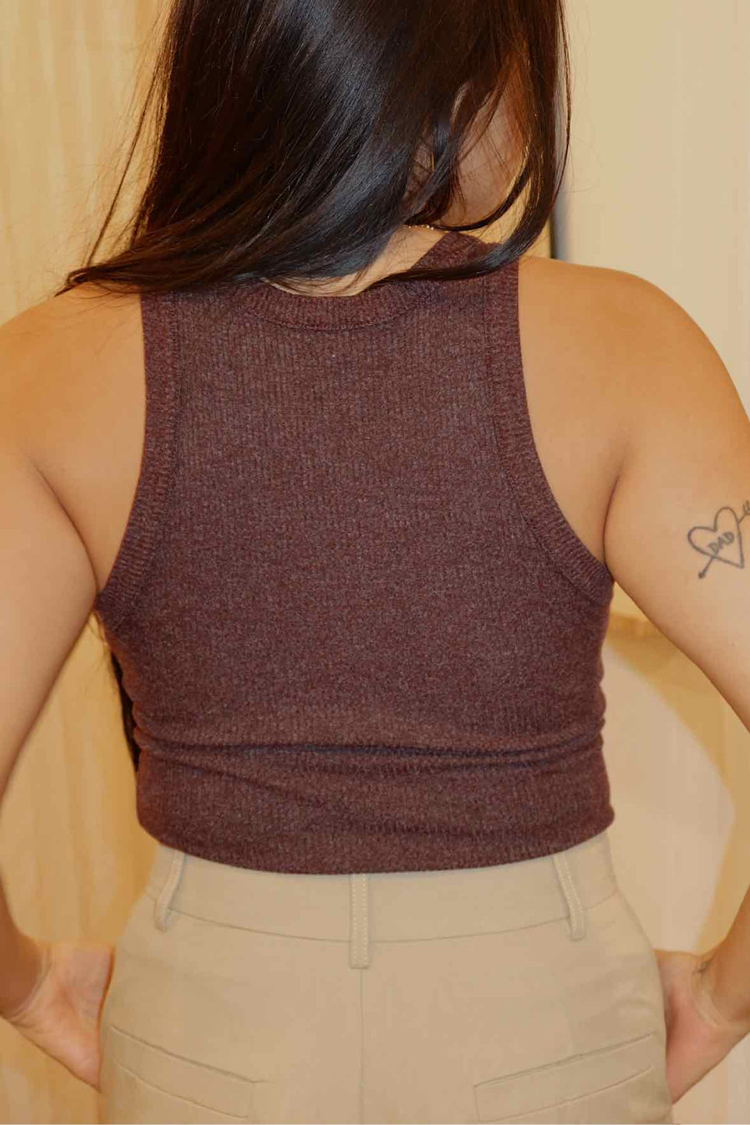 Agolde Size XS Burgundy Tank Top