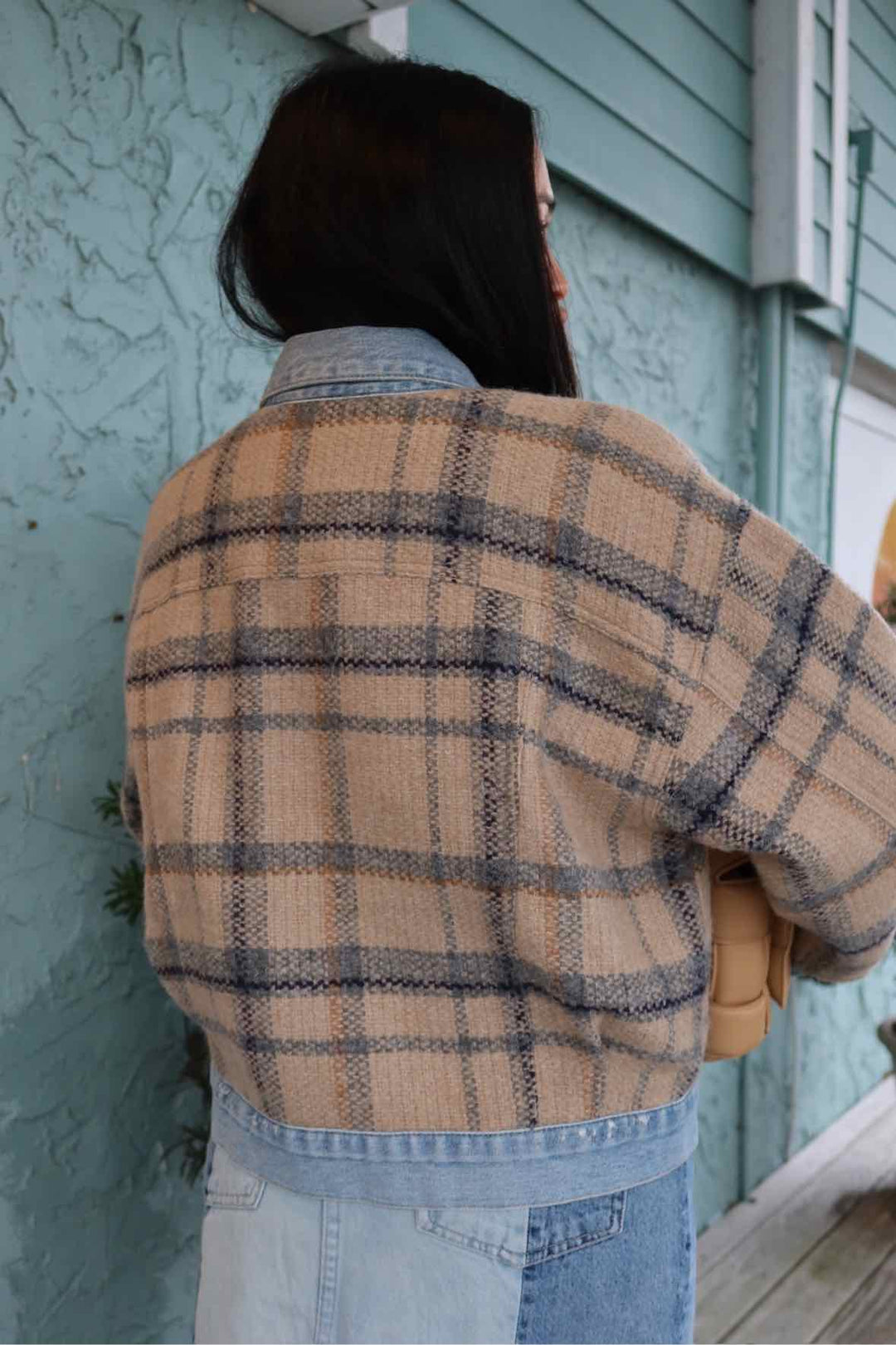 Citizens of Humanity Sz M Denim and Tweed Jacket