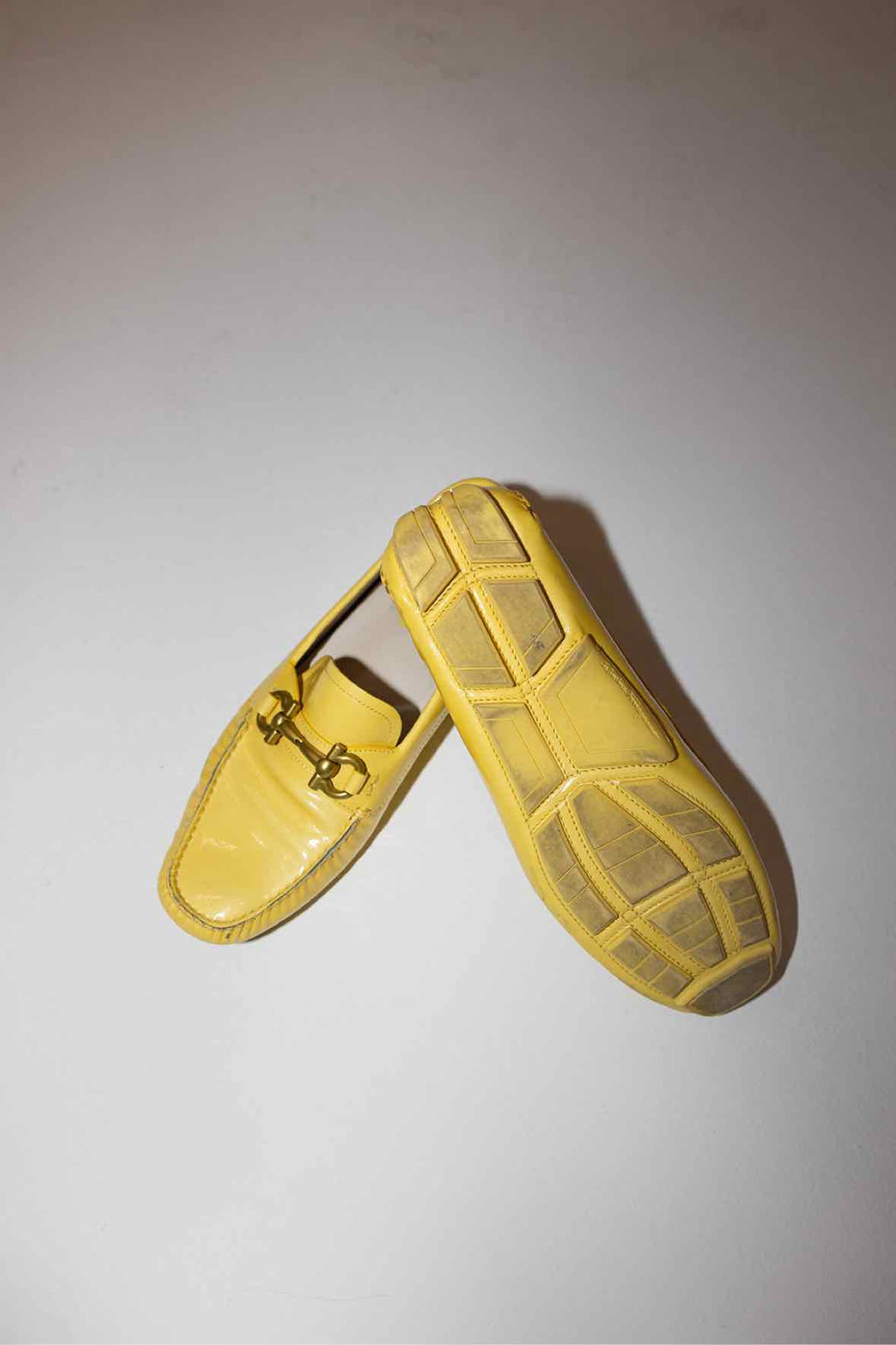 Ferragamo Shoe Size 8.5 Yellow  Loafers