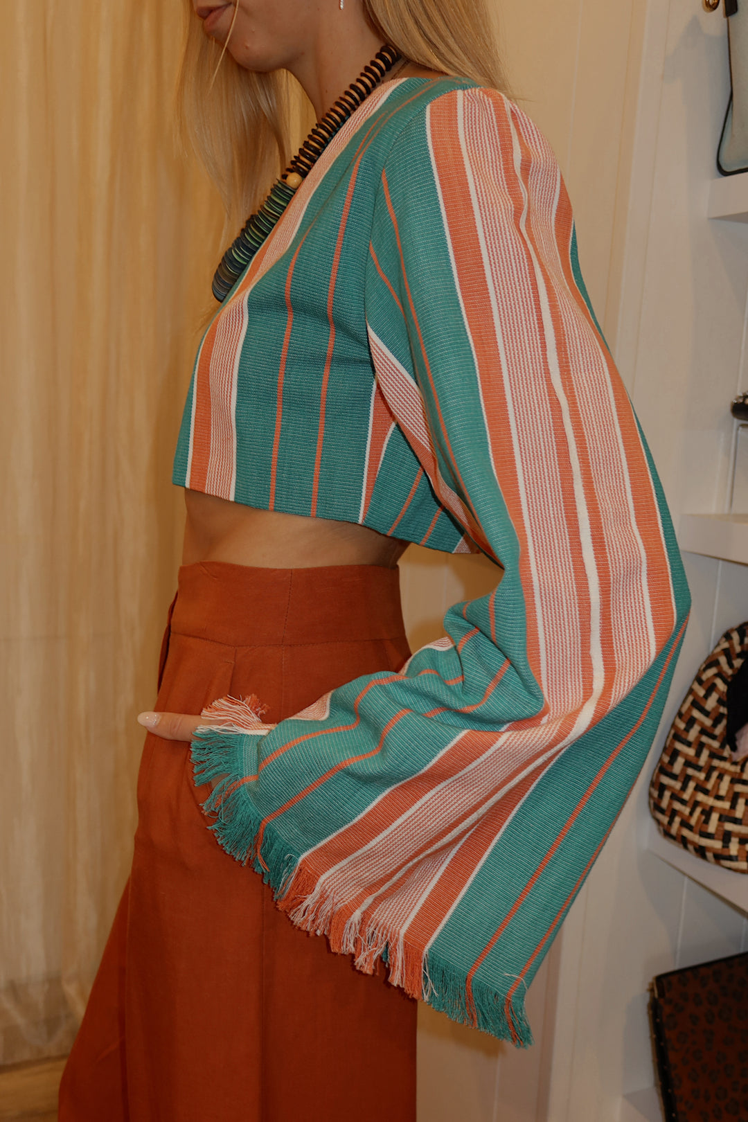 KILENTAR Size 6 Turqouise Top