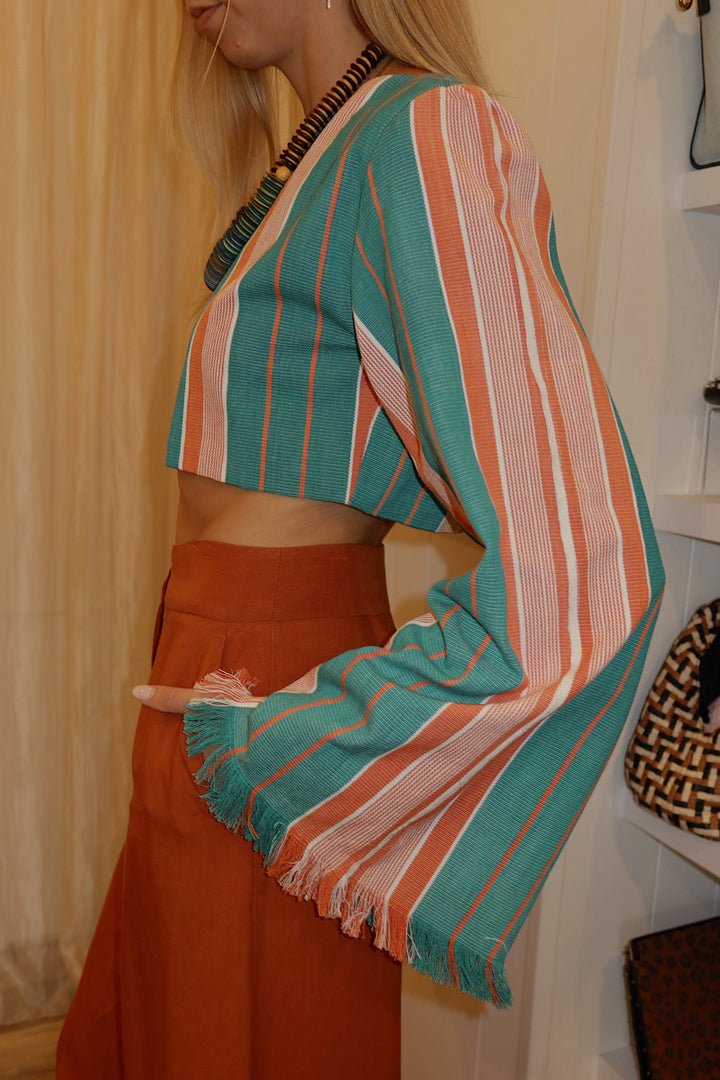 KILENTAR Size 6 Turqouise Top