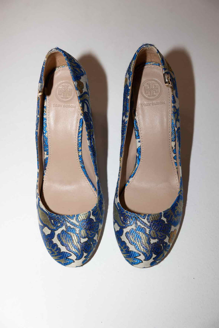 Tory Burch Size 8.5 Blue Shoes