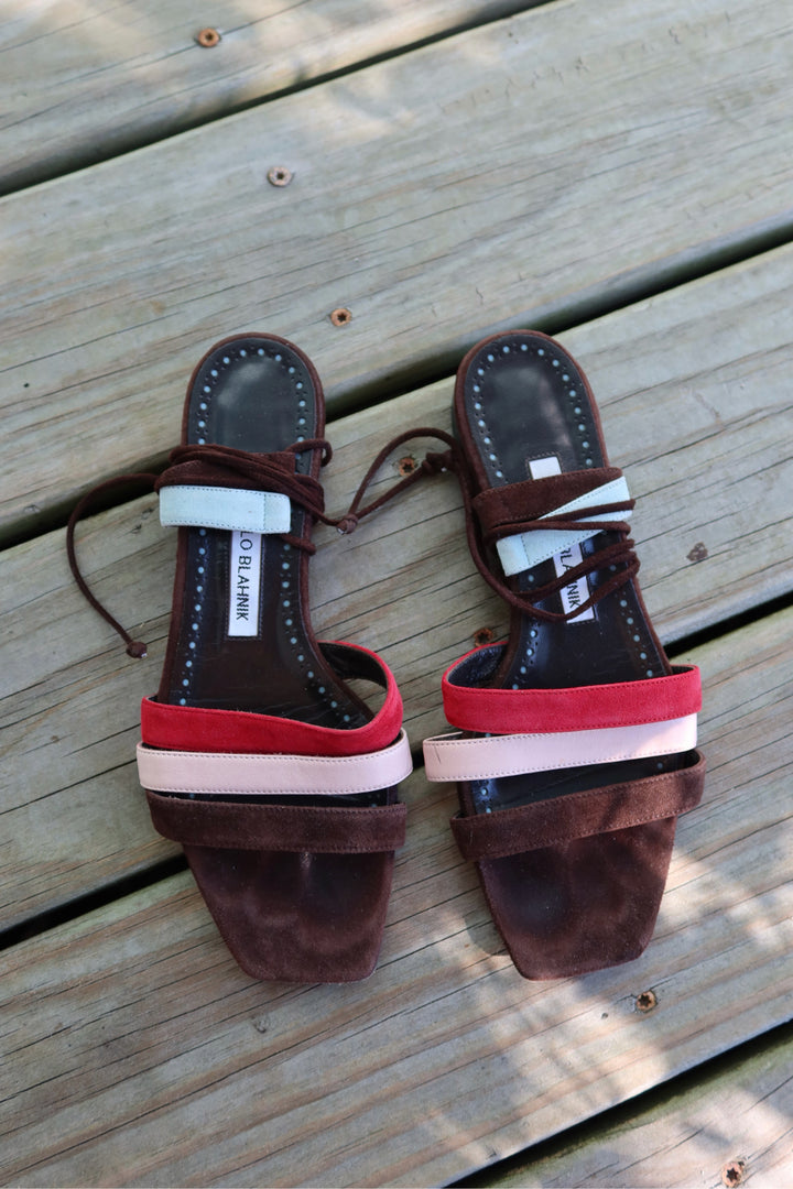 Manolo Blahnik Shoe Size 37 Sandals