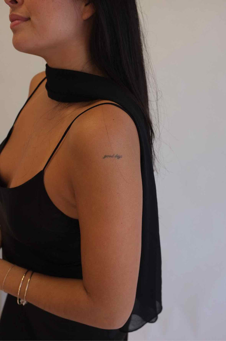 Unbranded Black Scarf