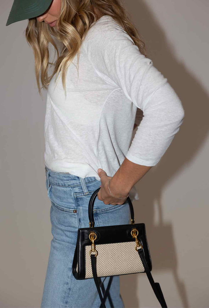 James Perse Size 1 White Top