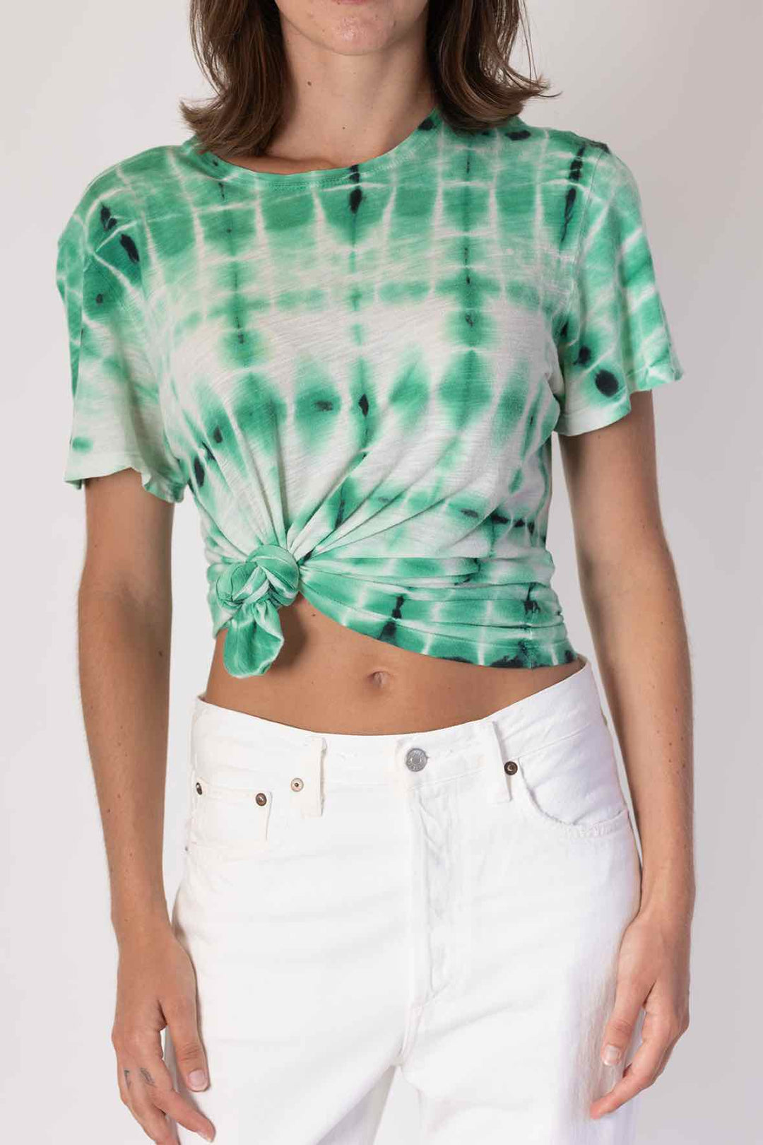 Proenza Size XS Green Tiedye  T-Shirt