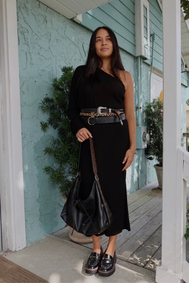 Janessa Leone Size M/L Black Belt