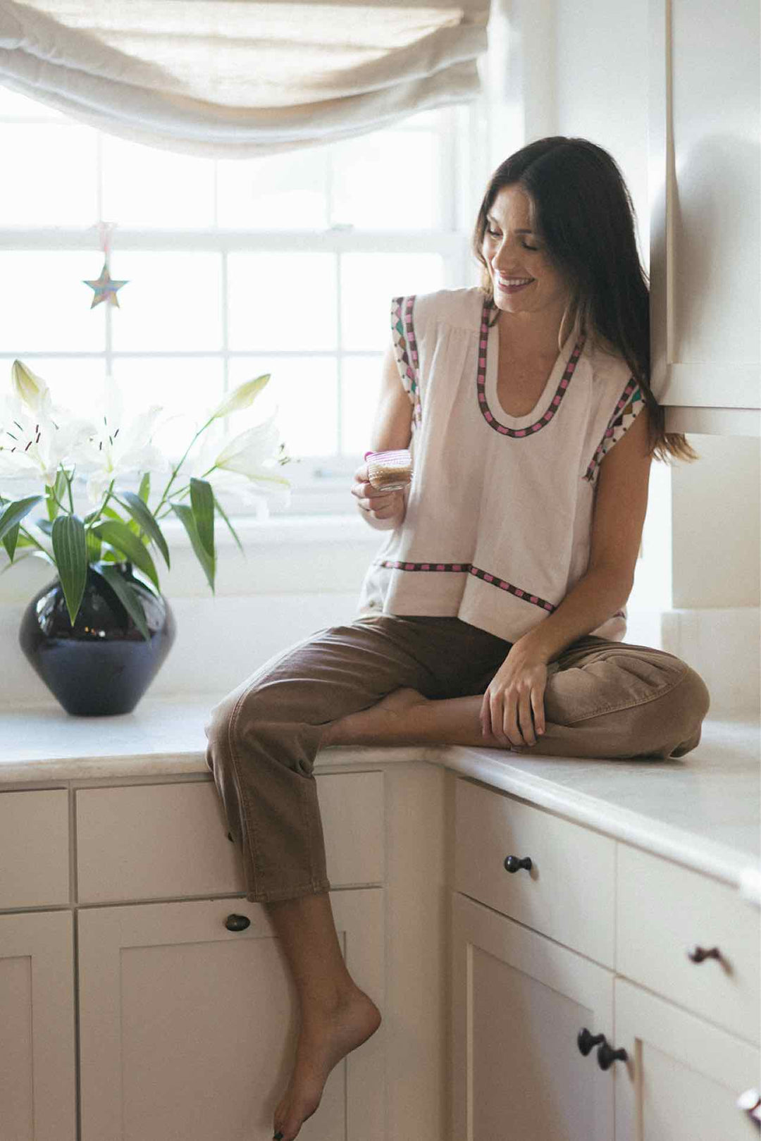 Alix of Bohemia Size XS Pink Top