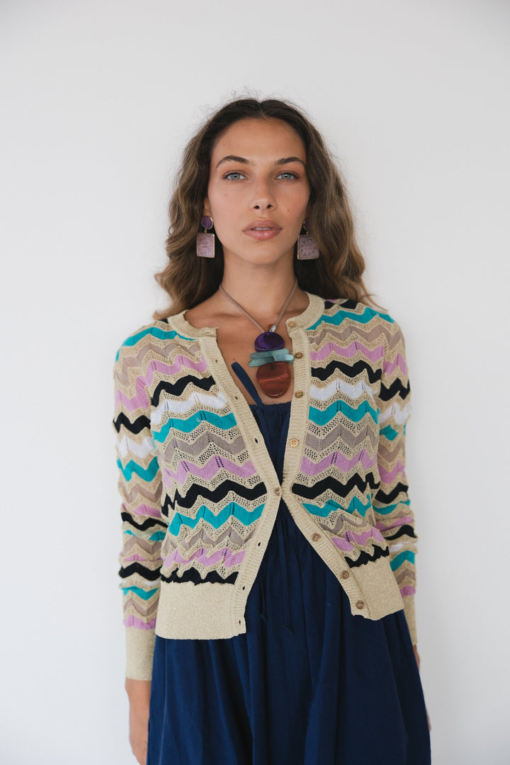 Missoni classic lurex cardigan