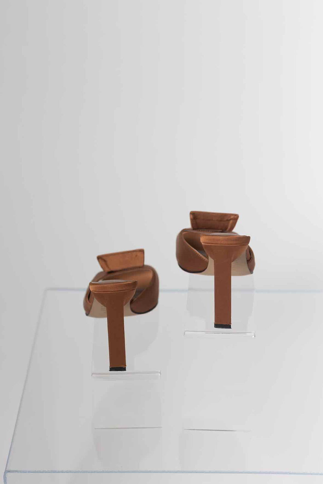 Alias Mae Shoe Size 37 Brown Satin Heels