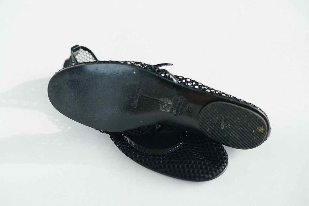 Black Suede Studio Shoe Size 37 Flats