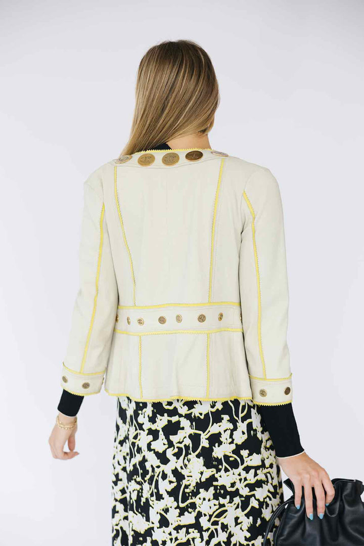 Roberto Cavalli Size 42 Tan Jacket
