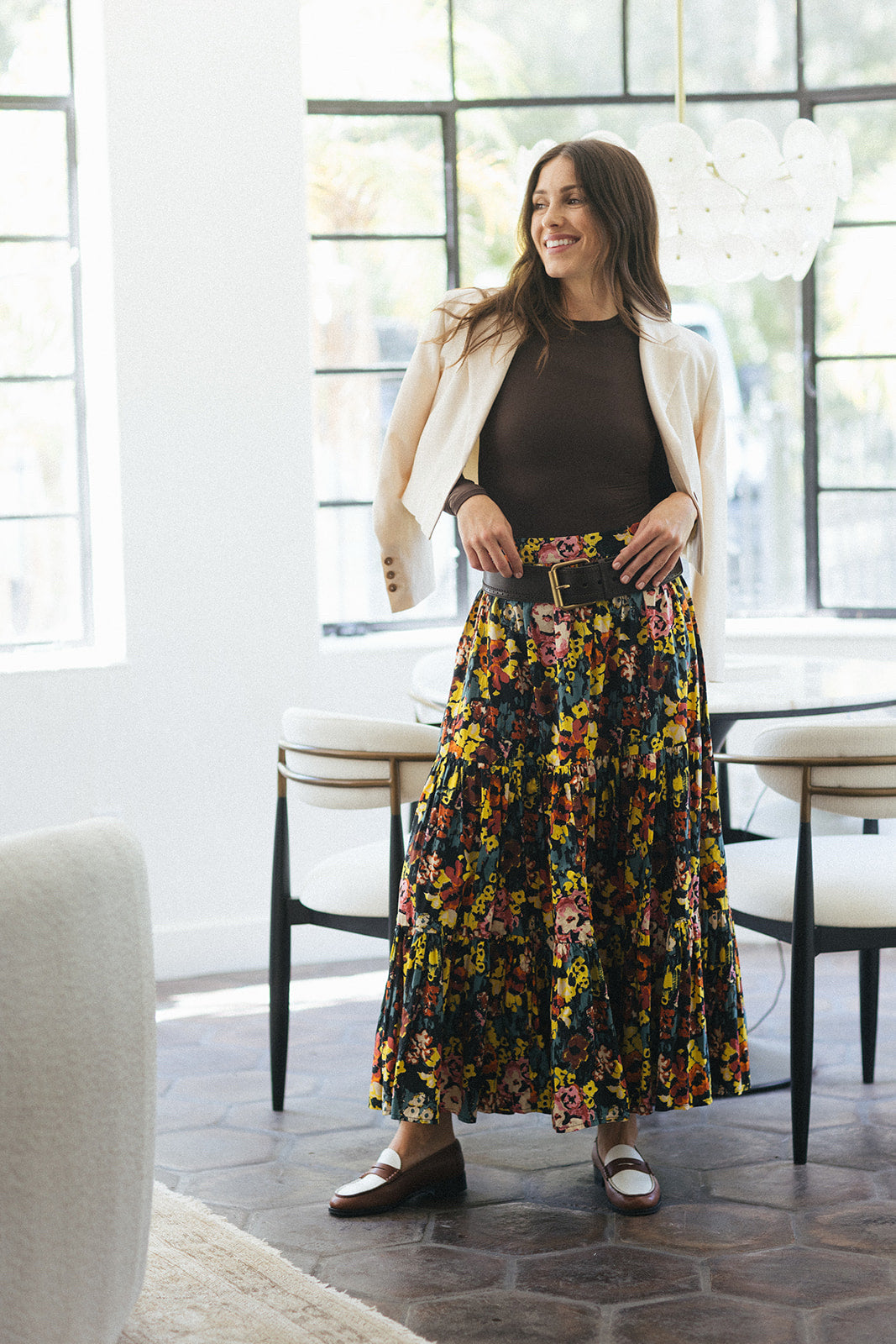 Miu Miu Size 90/36 Brown Belt