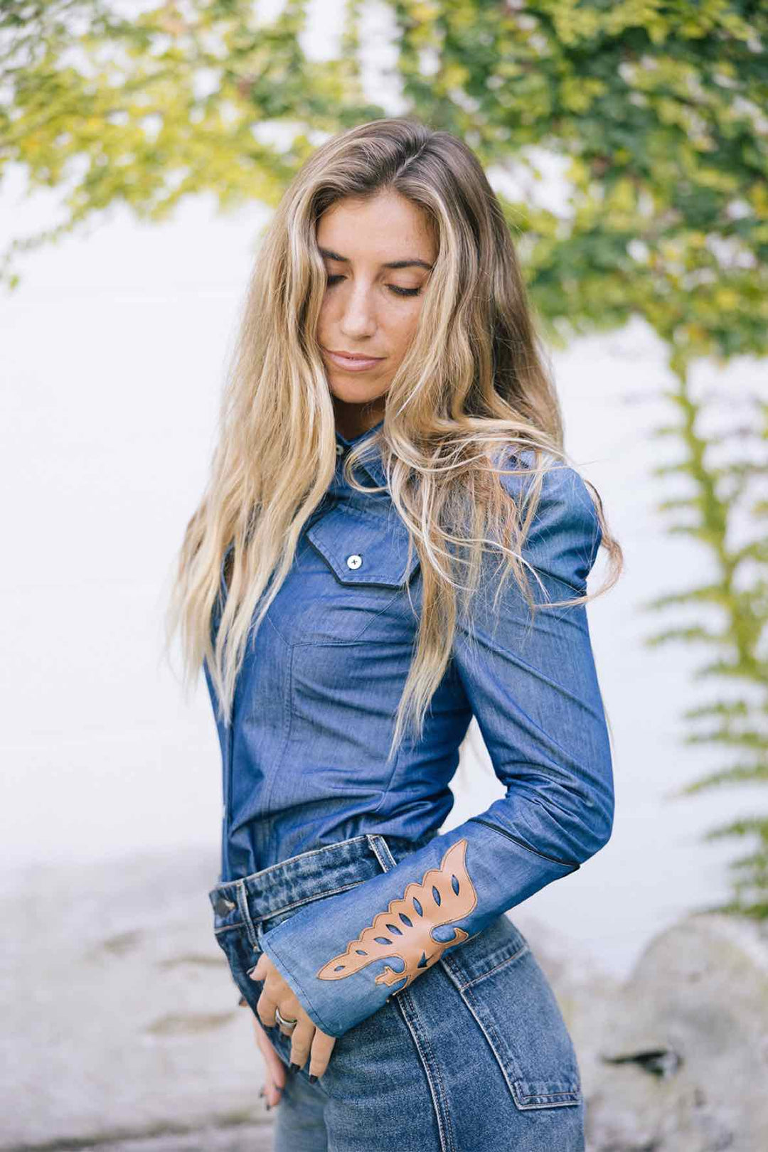 Castelbajac Size 42 Denim Shirt