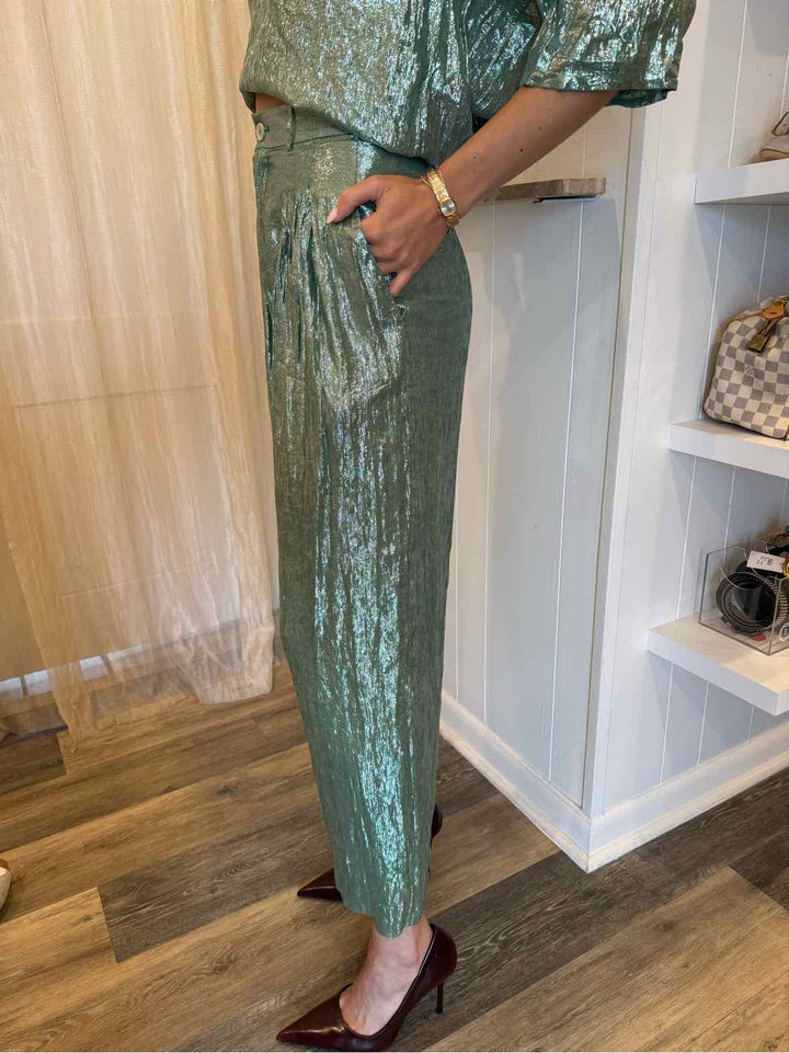 Indress Size S Silk + Lurex Pants