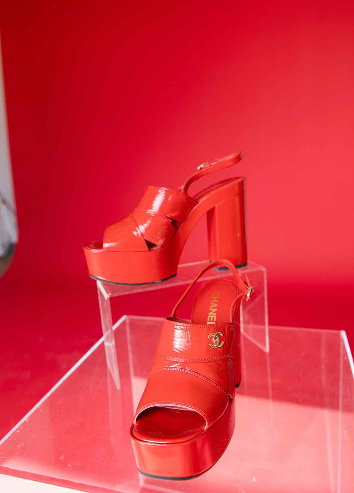 Chanel Shoe Size 39 Heels