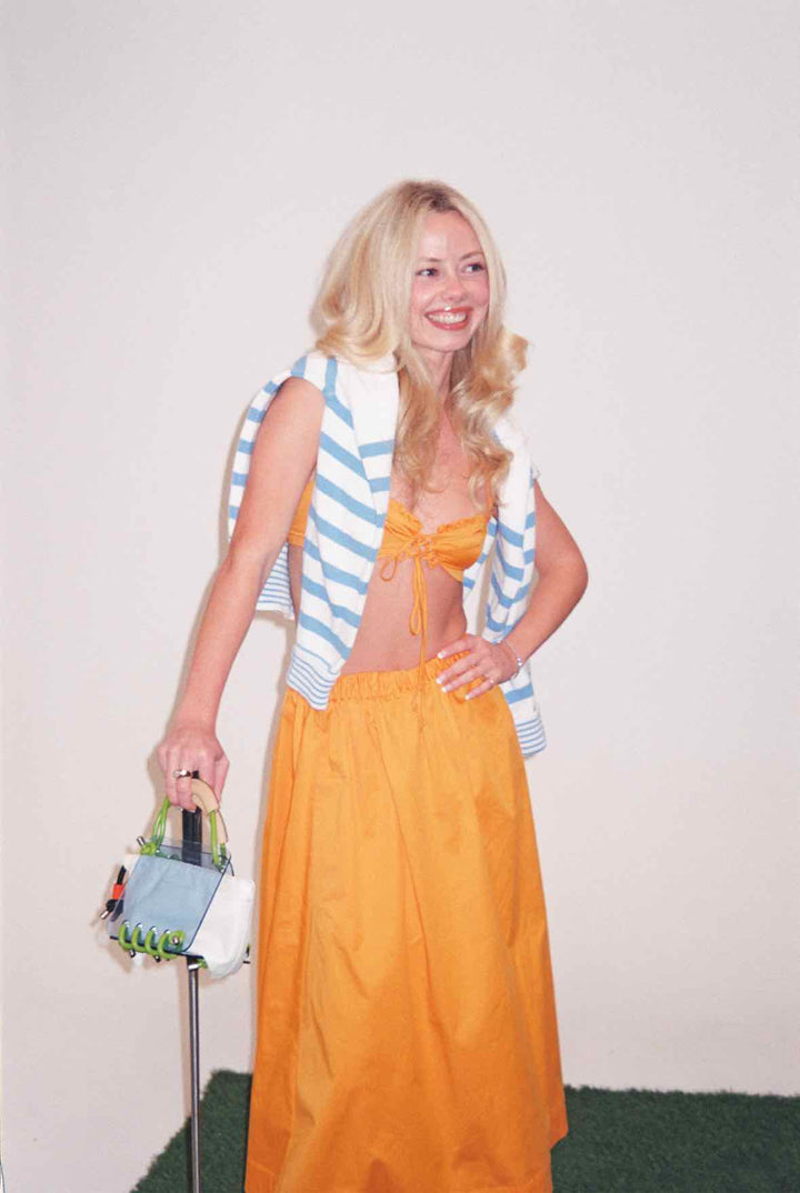 For Love and Lemons Size XS Orange Top