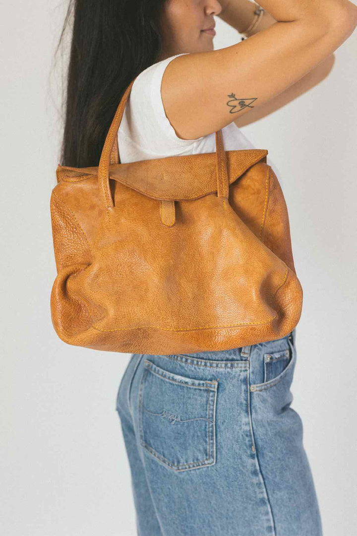 Henry Cuir Tan Purse