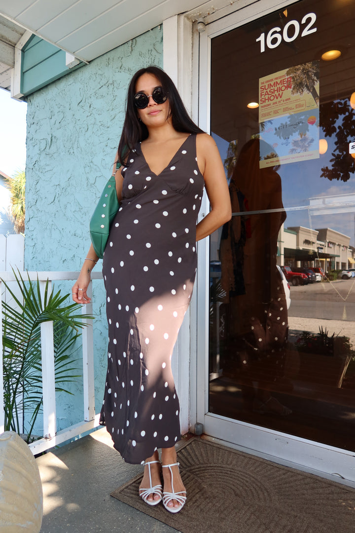 Favorite Daughter Size 4 Slip Polka Dot Dress